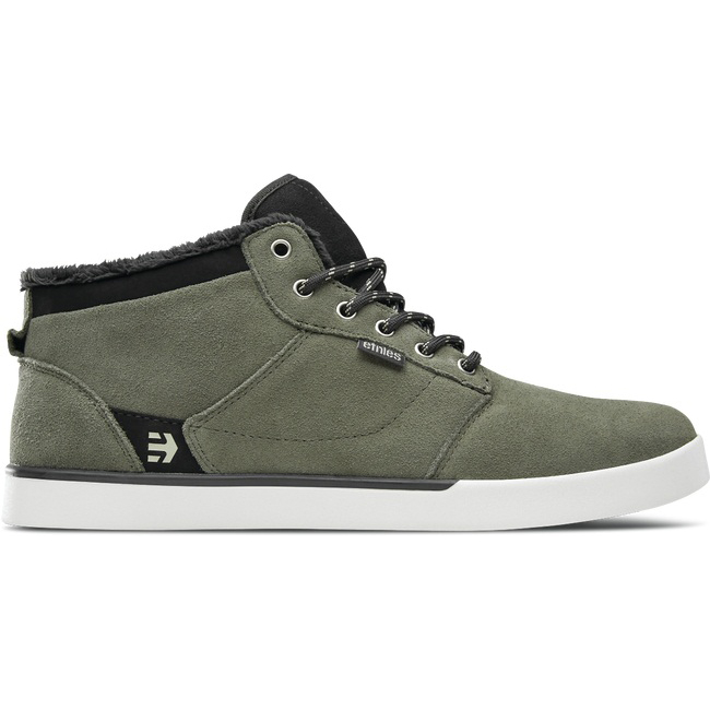 Etnies JEFFERSON MID Sneakers Heren Zwart/Olijfgroen BE-VFNNWZ